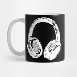 retro hip hop headphone Mug